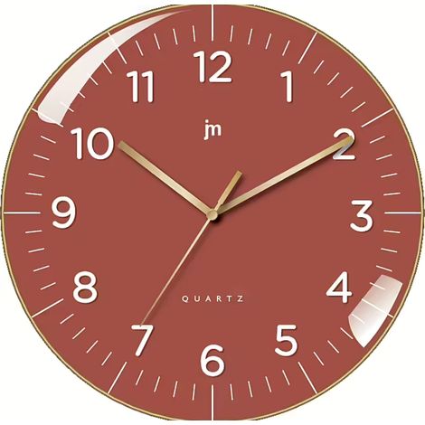 Orologio da parete tondo design moderno diametro 30 lowell 00972r