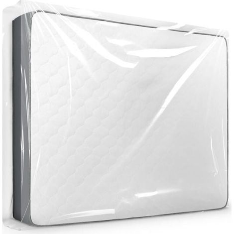 Housse de matelas de déménagement 150x200x30 cm, sacs de protection de matelas en plastique durables et imperméables, sacs de (1/4)