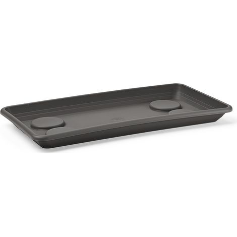 SOTTOFIORIERA RETTANGOLARE ANTHEA 50CM ANTRACITE