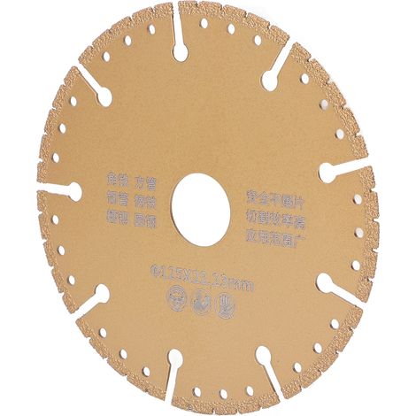 Multifunktionale Trennscheibe zum Hartlöten von Stahl und Metallen, 125 x 22,23 mm. (1/5)