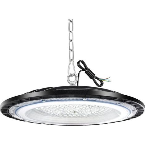 LED High Bay lumière 100W, Projecteur LED Intérieur, Blanc Froid IP65 Étanche Eclairage Atelier, Led Industriel pour Garage/Usine/Atelier/Parkings (1/5)