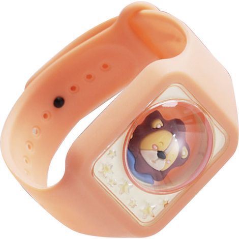 Bracelet anti-insectes, étanche, durable, polyvalent, sûr, résistant aux piqûres, pour enfants, utilisable en extérieur, orange (1/5)