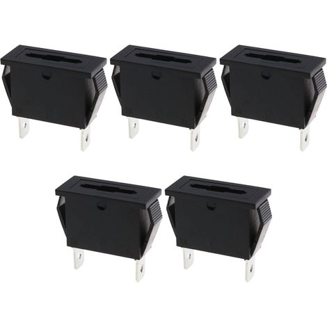 Lot de 5 Porte-fusibles à Lame Standard pour Voiture, camionnette, Moto, Scooter, Quad, Bateau, Tracteur 12 V 30 A (1/5)