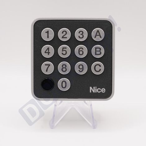 Nice – Clavier à code sans fil IP54 pour portails et portes de garage – 13 touches rétroéclairées – Fréquence 433,92 MHz – Autonomie 2 ans (1/5)