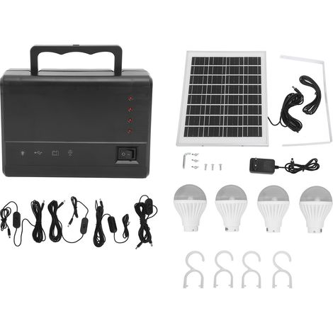 Station d'alimentation portable 5000 mAh, générateur solaire d'extérieur, batterie externe pour camping, voyages, fêtes et situations d'urgence (1/5)