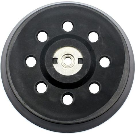 Plateau de Poncage, 125mm Plateau de Ponçage, Plateau pour Metabo SXE 325 Intec 425 Turbotec 631220000 (Noir) (1/4)