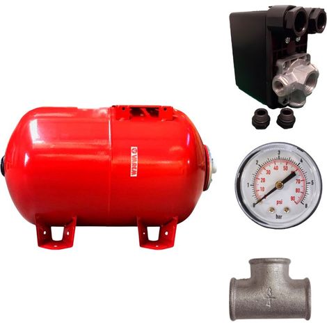 Kit réservoir vessie VAREM horizontal 80L - 1" (1/5)
