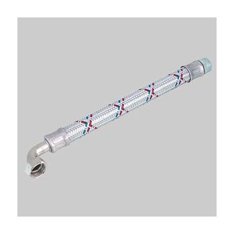 FLESSIBILE ANTIVIBRANTE CON CURVA 1" X 1" - cm 50