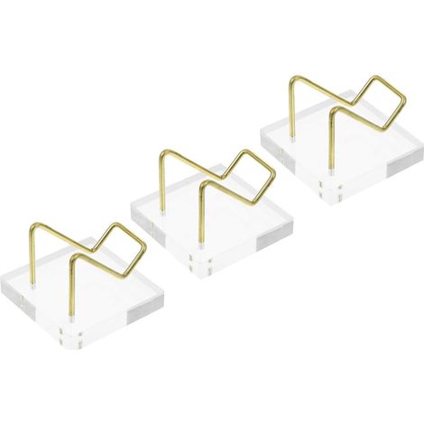 Présentoir en acrylique transparent 3 pièces pour pierres minérales et (1/5)