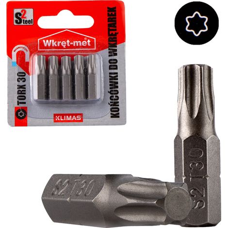 Embout de tournevis TYPE TORX-30 S2 (1/5)