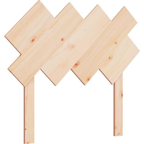 Testiera per dormire accessorio per camera da letto mobili per camera da letto stile pallet 92 x 3 x 81 cm in legno di pino massiccio TDL0205898