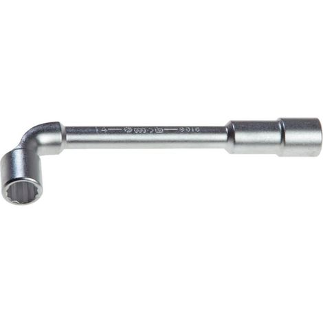 Clé à pipe 6 x 12 pans - Diamètre 10 mm - Longueur 129 mm - MOB