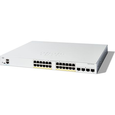 Cisco C1200-24FP-4G commutateur réseau Géré L2/L3 Gigabit Ethernet (10/100/1000) Blanc