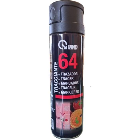Vmd 64 vernice tracciante nera spray per marcatura temporanea 500 ml (1/4)