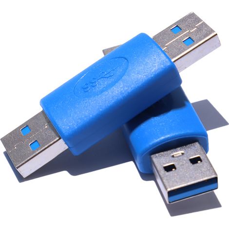 USB 3.0 male to male adapter, USB 3.0 AM/AM, USB 3.0 A male to A male adapter. (1/4)