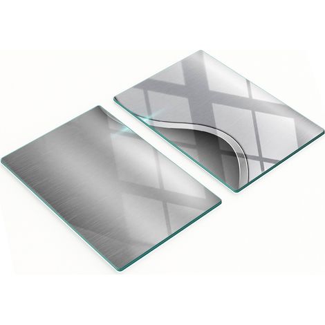 Tablas de cocina de vidrio duraderas y elegantes con textura, 2x40x52 cm. (1/5)
