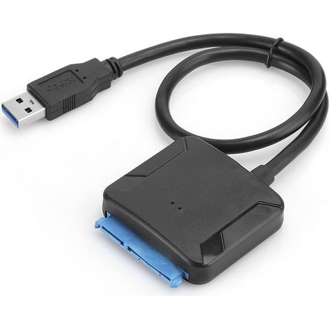 Câble SATA vers USB 3.0 adaptateur pour disque dur HDD SSD 2,5/3,5 pouces convertisseur de ligne (1/5)