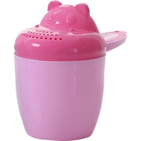 Verseur de Rinçage pour Bain de Bébé Gobelet De Rinçage Pour Enfant En Bas Seau de Sécurité Épaissi avec Design Cartoon pour Lavage des Cheveux des Tout-Petits, Garçons et Filles, Nettoyage de (1/5)