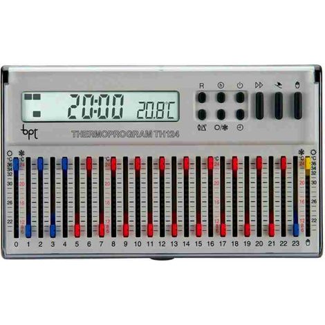 Cronotermostato Digitale Bianco a Batteria CAME BPT TH/124.01 BB 69403510