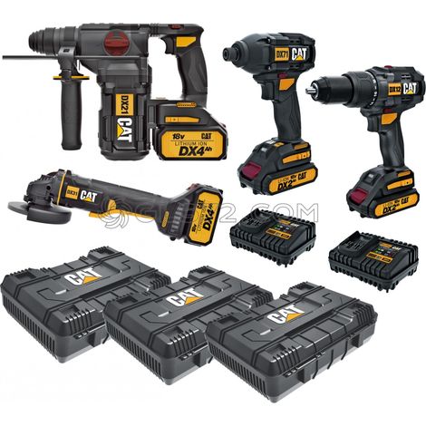 KIT DX21 +DX12 +DX71 +DX31B +3 MALETINES Y 4 BATERIAS CATERPILLAR