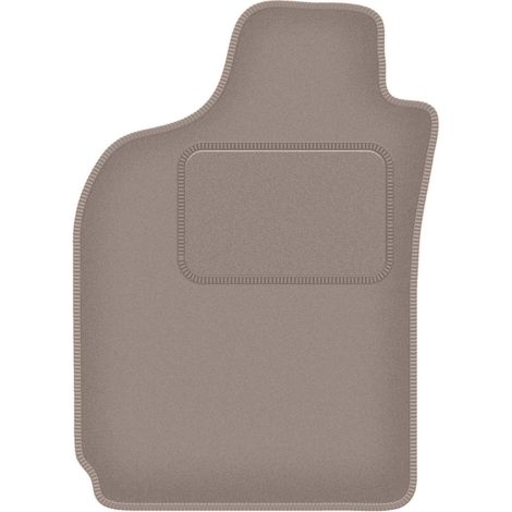 Alfombrilla de terciopelo conductor para: Fiat Albea sedán (2002-2010) beige