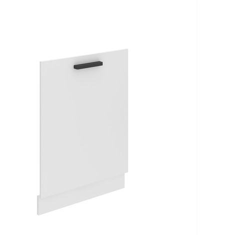 Belini – Habillage de porte pour lave-vaisselle 60 x 71,5 x 1,6 cm – Panneaux de particules 16 mm – Finition résine mélamine blanc mat (1/4)