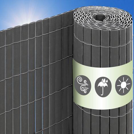 100x300 Brise-vue Balcon PVC - Habillage de Clôture Jardin - Pare-Vent Terrasse