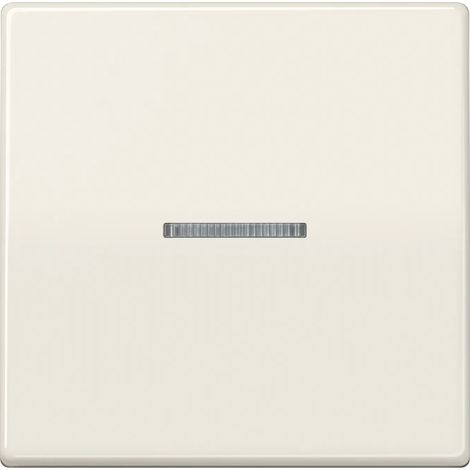 Jung Wippe 1fach, mit Lichtleiter, Thermoplast, Serie AS, weiß AS 591 KO5BF