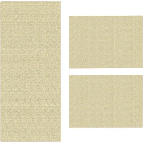 Descente de lit Sisal Sylt 3 pièces Ivoire 1 tapis: 80 x 300 cm + 2 tapis: 80 x 150 cm (1/4)