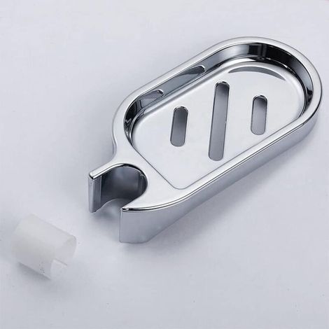 Portasapone per asta doccia 22 mm, portasapone per doccia in plastica ABS, portasapone per doccia (1/4)