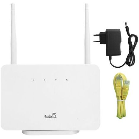 Tragbarer 4G-Mobil-WLAN-Router mit WAN/LAN-Anschluss, unterstützt SIM-Karten, für Windows, 110–240 V (EU-Stecker) (1/5)