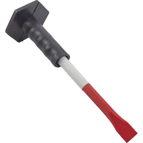 ciseau de maçon - nervuré - longueur 300 mm - agi robur 393022