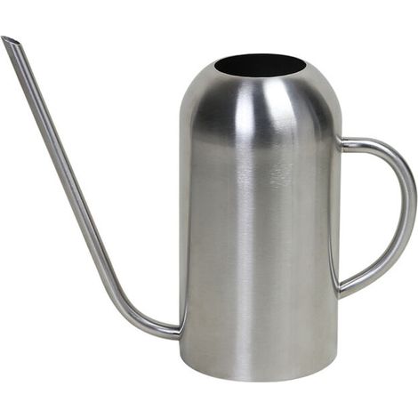 Arrosoir - Acier Inoxydable - 1,5 L - Pour Jardinage Intérieur Et Extérieur - 1 Pièce (1/5)