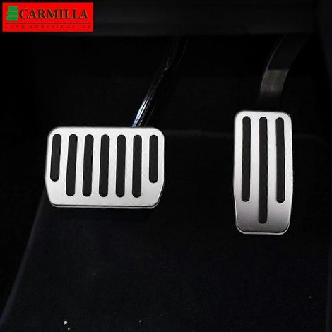 Couvre-pédales de voiture Carmilla en acier inoxydable pour Tesla Model 3 SX Model S Model X 2012-2021 Couvre-pédales (1/4)