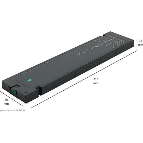 DRIVER PER LED 24Volt 90Watt HAFELE LOOX5 SENZA CAVO E SPINA EU 833.95.011 (1/2)