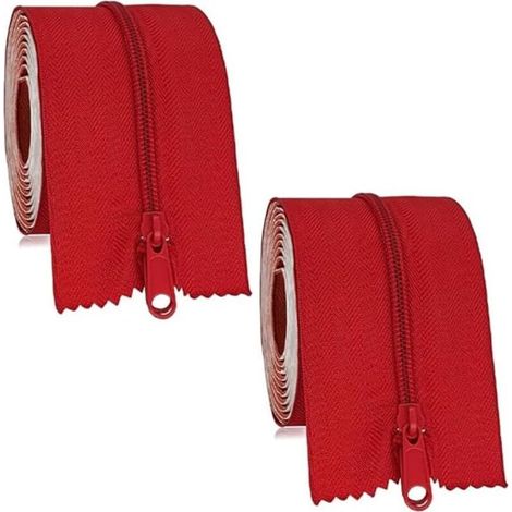 Pack of 2 rolls of greenhouse and dust barrier tape for door zippers, for access and installation with a heavy-duty 2.1 x 7.6 cm zipper (1/5)