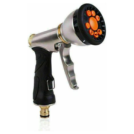 Pistolet Arrosage Jardin - 9 Modes Pulvérisation - ABS Résistant - Étanche - Économie Eau - Pour Arrosage, Nettoyage, Douche Extérieure - 1 Pièce (1/5)
