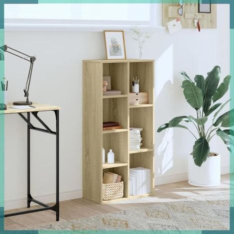Bibliothèque - 852791 - Chêne sonoma - 50 x 25 x 105 cm - Bois d'ingénierie (1/5)