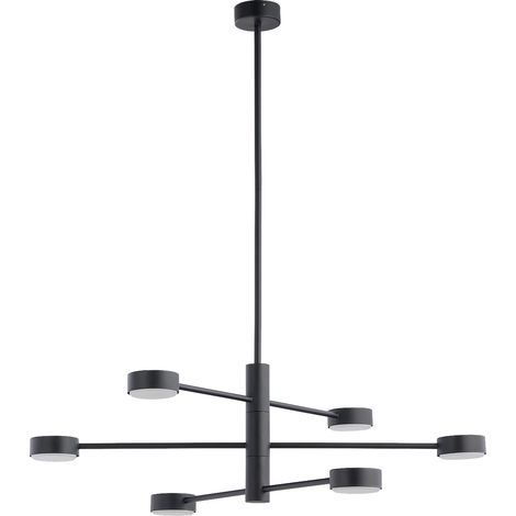 Suspension LED Nowodvorski Orbit noire Ø84,5 cm 6xGX53 (1/5)