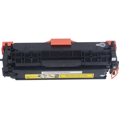 Cartouche de toner jaune de remplacement pour imprimante Color LaserJet série CP2025 (1/5)