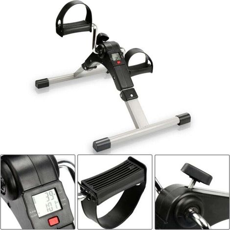 Mini-Heimtrainer, XU, Fahrrad-Beintrainer mit LCD-Bildschirm, faltbarer Pedaltrainer, benutzerfreundlicher Fahrradtrainer. - KZQ (1/4)