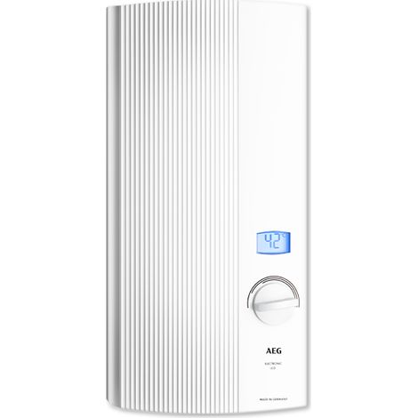AEG Elektronischer Durchlauferhitzer DDLE LCD 18, 18 kW, 400 V, weiß - 222392 (1/5)