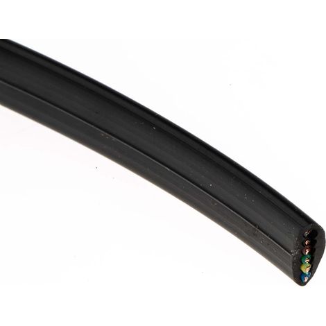 Câble téléphonique RS PRO 3 paires, 30 AWG, Retardant à la flamme, Non blindé, 0,066 mm², Gaine PVC Noir, L 50m ( Prix pour Bobine de 50 Mètres ) (1/4)