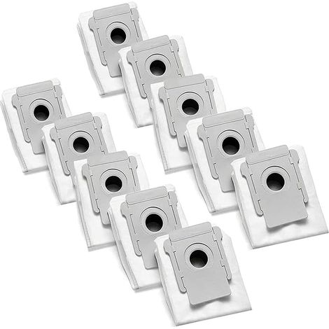 10 Sacs d'Aspirateur compatibles avec iRobot Roomba i7/i7+ Plus, i3 i3+ Plus, S9/ iS9+ Plus, E5 E6 E7, Sacs de Rechange compatibles avec iRobot Roomba (1/5)