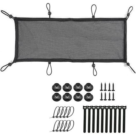 Filet de gestion des câbles sous bureau,organisateur de câbles flexible, cache-câbles extra large,compatible avec la plupart tables (1/5)