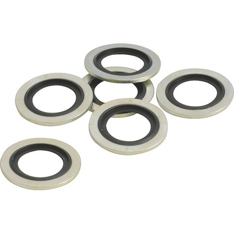 Joints vidange X 6, lèvres BS, diamètre 16 mm - AUTOBEST