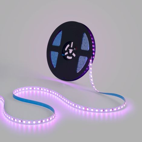 Striscia LED 48V DC - RGBWW - 12W/m - 10mm - IP20 - 10 metri -