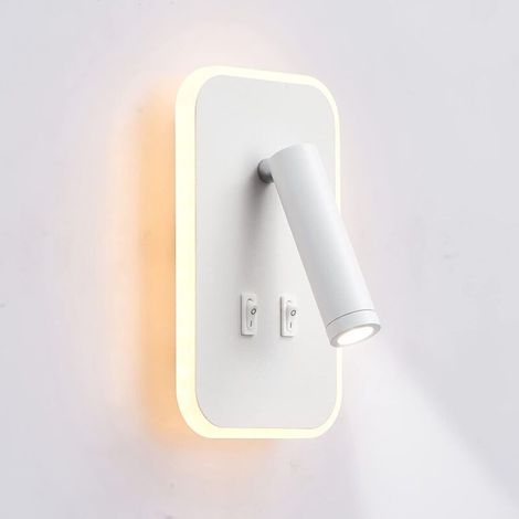 Applique LED, lampe de chevet, applique LED, spot orientable, lumière chaude 3000K (1/5)