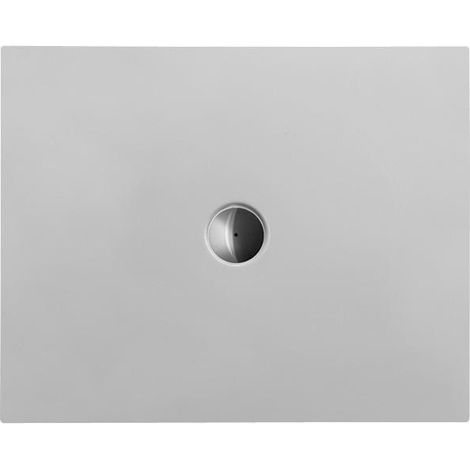 Piatto doccia rettangolare DURAPLAN con filo pavimento antiscivolo 1000x800x35mm bianco