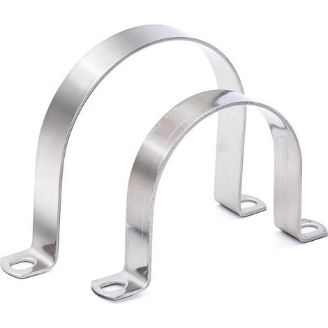 4 Collier De Serrage Tuyau Acier Inoxydable Ø80 Mm Fixation Robuste Pour Plomberie (1/5)